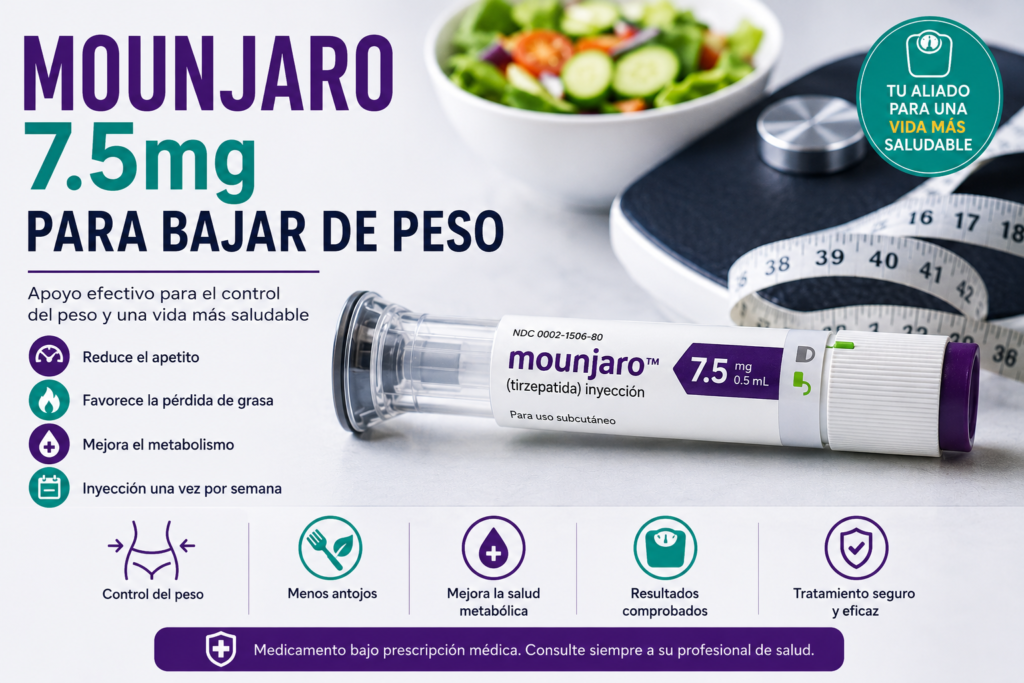 Mounjaro 7.5mg para Bajar de Peso